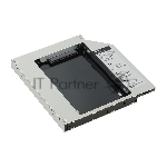 Мобил рек AgeStar SSMR2S, для замены привода в ноутбуке на 2,5", SATA, черный
