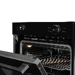 Встраиваемый духовой шкаф Kuppersberg HT 612 Black ШхВхГ: 59.5х59.6х56.5 см, 72 л, А+, гидролизная очистка, черный