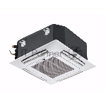 Кондиционер кассетный Neoclima NS/NU-48BT3 48000 BTU, 140 м², 41 дБ, охлаждение, обогрев, осушение, белый