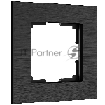 Рамка на 1 пост WERKEL AluMax (черный алюминий) W0013508