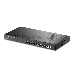 Маршрутизатор TP-Link ER8411, 8×1 Гбит/с + 1×1 Гбит/с SFP + 2×10 Гбит/с SFP+, настраиваемый, вид 2