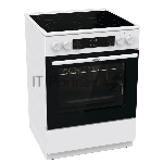 Плита электрическая Gorenje GEC6C40WG белый, конфорок 4 шт, духовка 71 л, 60 см x 85 см x 60 см, вид 2