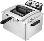 Фритюрница Kitfort KT-2025 серебристый/чёрный, 3270 Вт, 5 л, 1.2 кг, съёмная чаша