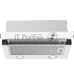 Встраиваемая вытяжка Kuppersberg SLIMHIT 50 W телескопическая, 50 см, High-Tech, макс. Производительность 750 м3/ч, 2 скорости, механическое управление, светодиодное освещение, уровень шума 51 дБ, цвет белый