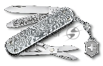 Нож перочинный Victorinox Classic Brilliant Damast (0.6221.34) 58мм 5функц. серебристый подар.коробка