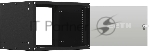 Шкаф коммутационный NTSS Lime (NTSS-WL6U5535GS-BL) настенный 6U 550x350 мм пер. дв. стекл несъемн. бок. пан. 30 кг черный 270 мм 8.4 кг 110 град. 370 мм IP20 сталь