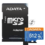 Карта памяти MICRO SDXC 512GB AUSDX512GUICL10A1-RA1 ADATA