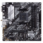 Материнская плата ASUS PRIME B550M-A WIFI II, AM4, AMD B550, 4xDDR4, 4xSATA, 2xM.2, 1xPCI-E 4.0 x16, 2xPCI-E x1, 1xDVI-D, 1xHDMI, 1xVGA, 1x 1Gb LAN, 2xUSB-A 3.2 Gen 2, 4xUSB-A 3.2 Gen 1, 3x3.5 мм, 7.1, Micro-ATX