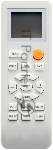 Кондиционер сплит-система настенного типа RIX I/O-W12MBWI инвертор, 12000 BTU, 35 м², 26 дБ, охлаждение, обогрев, осушение, белый, вид 2