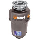 Измельчитель пищевых отходов Bort  TITAN 5000 (Control) {Мощность л.с. 0,75 ; 560 Вт; 5,2 кг/мин; 3200 об/мин; 1400 мл; Металл ; набор аксессуаров 5 шт} [93410259]