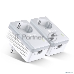 Сетевой адаптер TP-Link TL-PA4010PKIT AV600 Powerline Adapter with AC Pass Through Starter Kit, Ultra Compact Size, 500Mbps Powerline Datarate, 10/100Mbps Fast Ethernet, HomePlug AV, Green Powerline, Plug and Play, вид 14