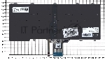 Клавиатура для ноутбука Dell Latitude E7250 E7270 черная без рамки с подсветкой