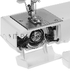 Швейная машина Janome Q-23P белый/рисунок, электромеханическая, вертикальный качающийся, 24 операции, автоматическая петля, вид 17