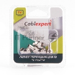 Коннектор Cablexpert F SPL6-03, для кабеля RG6, 5шт