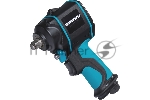 Гайковерт пневматический ударный Gross G985, 1/2",Twin Haммer, 610 Нм, 9000 об/мин, композитный