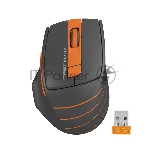 Мышь беспроводная A4Tech Fstyler FG30 серый/оранжевый, 2000 dpi, радиоканал, USB, кнопки - 5