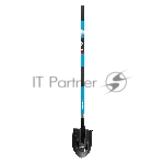 Лопата штыковая, 210х295х1490 мм, фибергласовый черенок, ПВХ накладка, LUXE Palisad
