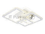 Управляемый светодиодный светильник Ambrella light FA1732/3 WH/CH белый/хром 145W 3000K/4200K/6400K 670*510*150 (ПДУ РАДИО 2.4G)