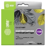 Картридж струйный Cactus CS-LC1100Y желтый (16 мл) для Brother DCP-385c/6690cw; MFC-990/5890/5895