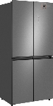 Холодильник Weissgauff WCD 450 Bru Steel Glass NoFrost Inverter матовая сталь трехкамерный 287/163л морозилка снизу, No Frost, Side by Side, вид 7