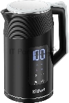 Чайник электрический Kitfort КТ-8701 1.7л. 2200Вт черный/нержавеющая сталь корпус: пластик