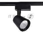 Трековый однофазный светодиодный светильник GL5978 BK черный LED 24W 4200K 24°
