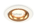 Комплект встраиваемого светильника Ambrella light XC7621005 SWH/PYG белый песок/золото желтое полированное MR16 GU5.3 (C7621, N7014)