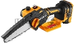 Пила цепная аккумуляторная DEKO DKCHS 20-6 PRO, 4" и 6", 20В, 2x2.2Ач, 2 шины и 2 цепи