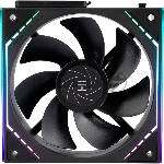 Кулер для корпуса Thermalright TL-M12QR Reverse (124x120x25mm, 4-pin PWM, ARGB, 47.6CFM, 23.2dBA, 1500RPM, черный)