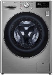 Стиральная машина LG F4V5RYP2T серебристая, загрузка фронтальная 10 кг, 1400 об/мин, класс B