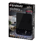 Весы кухонные электронные Endever Chief-600, черный, вес от 5 г до 5 кг, LED-дисплей,закаленное стекло/пластик, 20 шт./уп., вид 2
