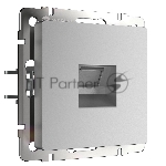 Розетка Ethernet RJ-45 (серебряный)