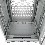 Шкаф серверный напольный Cabeus ND-05C-42U60/80 IP20, 42U, 2055х600х800 мм (ВхШхГ), дверь: перфорация, разборный, серый, вид 6