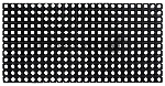 Коврик Vortex резина 50x100 см черный (20098)