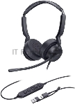 Гарнитура Yealink UH42 SE чёрный, проводная, USB