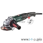 Шлифовальные машины Metabo WEV 1500-125 RT 601243000 шлифмашина угловая { 1500вт, 125мм, 11000 об/мин, вес 2.4 кг }