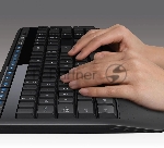 Комплект клавиатура+мышь Logitech MK345 беспроводной, USB, 1000 DPI, чёрный/серый, вид 2