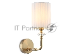 Настенный светильник Ambrella light LH71506 BS/FR латунь/белый матовый E14 max 40W 230*120*310
