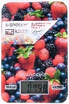Весы кухонные Endever Skyline KS-528 (5кг, стекло, ягоды)
