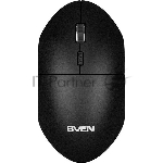 Мышь беспроводная SVEN RX-515SW черный, 1600 dpi, радиоканал, USB, кнопки - 4