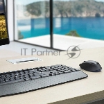 Комплект клавиатура+мышь Logitech MK345 беспроводной, USB, 1000 DPI, чёрный/серый, вид 3