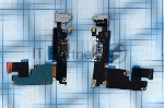 Шлейф разъема питания с аудио-разъемом для iPhone 6 Plus серый