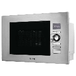 Встраиваемая микроволновая печь Korting KMI 720 X / 38.8х59.4х34.5 см, 20 л, 900 Вт, гриль: 1000 Вт, электронное управление, LED дисплей, 8 автопрограмм, нержавеющая сталь