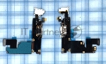 Шлейф разъема питания с аудио-разъемом для iPhone 6 Plus белый