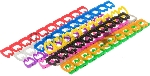 Клипсы Lanmaster LAN-MCC-NUM-SET-C6 для маркировки ПВХ6.5мм (упак.:100шт)