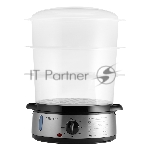 Пароварка Centek CT-1457 серебристый, 9 л, ярусы - 3, 800 Вт, механическое