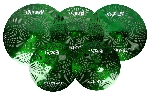 Комплект тарелок LOW VOLUME SET 14"+16"+18"+20" GREEN KINGDO LOW VOLUME SET 14"+16"+18"+20" GREEN специальный сплав, medium, звучание тихое