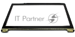 Сенсорное стекло (тачскрин) для Asus TP550LA-1A, черное с рамкой