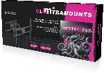 Кронштейн для телевизора Ultramounts UM968 черный 43"-105" макс.75кг настенный поворот и наклон, вид 7