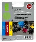 Картридж струйный Cactus CS-CL38 цветной (9 мл.) для Canon Pixma iP1800/iP1900/iP2500/iP2600/MP140/MP190/MP210/MP220/MP470/MX300/MX310